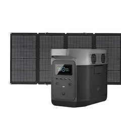 EcoFlow Delta 1000 Portable Power Station + Foldable 220W Bifacial Solar Panel Bundle