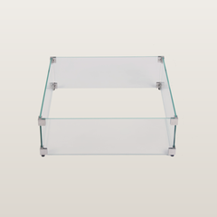 Elementi Plus square tempered glass wind screen