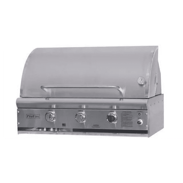 Profire PFDLX36G-N Professional Deluxe Series Built-in Stainless Steel 36