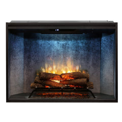 Dimplex Revillusion® 42" Built-In Electric Firebox/Fireplace with Glass Pane and Plug Kit Included, Weathered Concrete - Pristine Home & Wellness