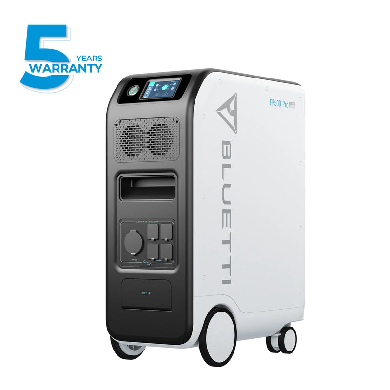 Bluetti EP500 Pro Solar Power Station - 3,000W 5,100Wh