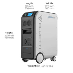 Bluetti EP500 Pro Solar Power Station - 3,000W 5,100Wh