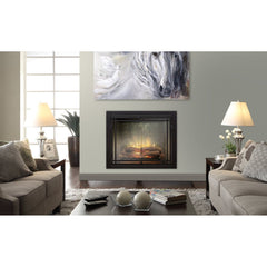 Dimplex Revillusion® 42" Built-In Electric Firebox/Fireplace with Glass Pane and Plug Kit Included, Weathered Concrete - Pristine Home & Wellness