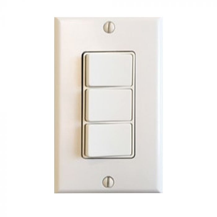 Majestic 3 Toggle Wall Switch for Multi-Color Selection - LED-SWITCH - Pristine Home & Wellness