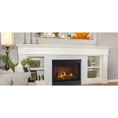 Majestic Quartz 36-inch Platinum Top/Rear Direct Vent Fireplace with Intellifire Touch ignition LP - Pristine Home & Wellness