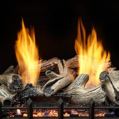 Monessen 18" 6 piece Beachcomber Burncrete refractory log set for Natural Blaze VF 18" burner - Pristine Home & Wellness