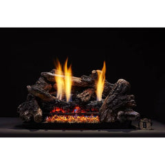 Monessen 30" Burncrete Hybrid 8 pc Charisma Log Set for use with Glow Getter 24" burner - Pristine Home & Wellness
