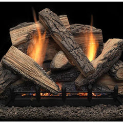 Monessen 30" Stony Creek 11-Pieces Refractory Gas Log Set for Natural Blaze- VF 24" - Pristine Home & Wellness
