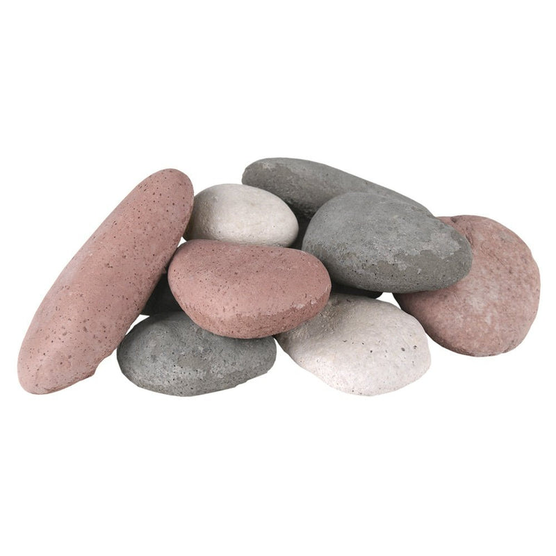 American Fyre Designs STN-10 - River Rock Fyre Stones - 10 pcs - Pristine Home & Wellness