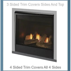 Majestic 3-Sided Black Trim Kit - 750-TRIM3-BK-B - Pristine Home & Wellness