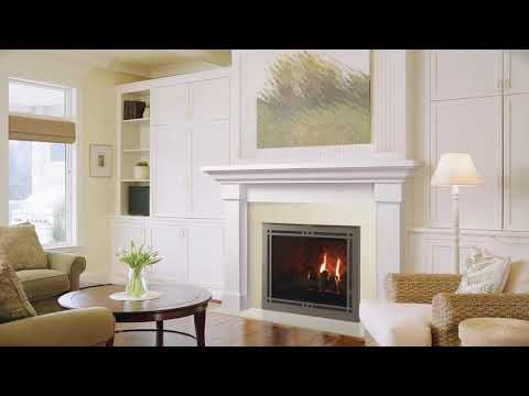 Majestic Meridian 36" Traditional Direct Vent Gas Fireplace With IntelliFire Touch Ignition System, Liquid Propane