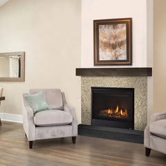 Majestic Quartz 32-inch Top/Rear Direct Vent Fireplace with IntelliFire Touch Ignition NG - Pristine Home & Wellness