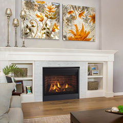 Majestic Quartz 32-inch Top/Rear Direct Vent Fireplace with IntelliFire Touch Ignition NG - Pristine Home & Wellness