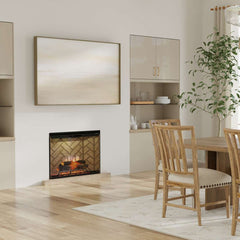 Dimplex Revillusion 24" Built-In Electric Firebox - Herringbone Brick - REV24-HB - image 3