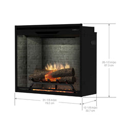 Dimplex Revillusion 30" Built-In Electric Firebox - Neutral Brick - REV30-NB - image 2