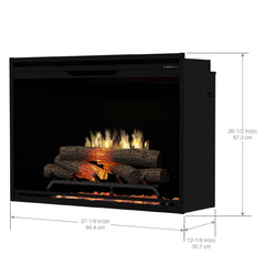 Dimplex Revillusion 36" Built-In Electric Firebox - Black - REV36-BL - image 2