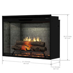 Dimplex Revillusion 36" Built-In Electric Firebox - Neutral Brick - REV36-NB - image 2