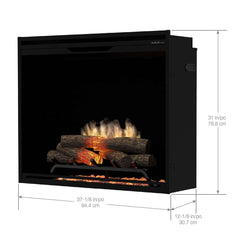 Dimplex Revillusion 36" Portrait Built-In Electric Firebox - Black - REV36P-BL - image 2