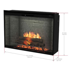 Dimplex Revillusion 42" Built-In Electric Firebox - Neutral Brick - REV42-NB - image 2