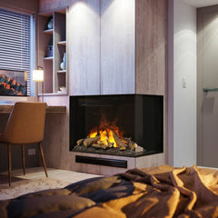 Faber e-MatriX Electric Firebox, Right-facing, Two-sided, 32"X26"