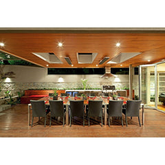 Dimplex DLW Series 53.5" Outdoor/Indoor Radiant Heater - 240V, 2400W - Black