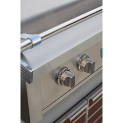 American Made Grills Estate 42" Grill - Natural Gas - Includes: Red Brass Burners, Rotisserie, Added IRB Burner, Griddle Plate, Smoke Tray, Care Kit