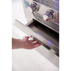American Made Grills Muscle 36" Grill - Natural Gas - Hybrid - Includes: Drop-In Sear Burner, Rotisserie, Griddle Plate, Starter Kit, Care Kit