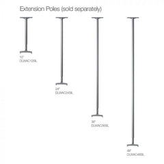 Dimplex 24" Extension Mount Pole Kit - For DLW Series