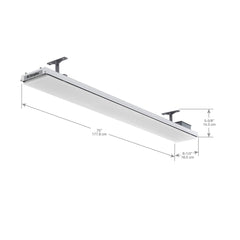 Dimplex DLW Series 36" Outdoor/Indoor Radiant Heater - 120V, 1500W - White