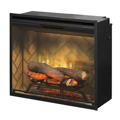 Dimplex Revillusion® 24" Built-In Electric Firebox/Fireplace Insert, Herringbone