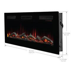 Dimplex Sierra 60" Wall/Built-In Linear Electric Fireplace